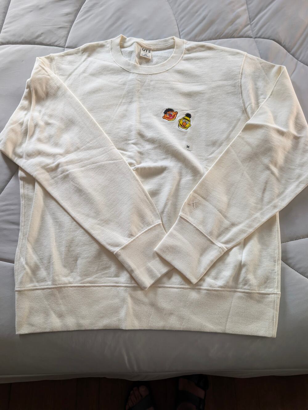 Uniqlo x KAWS Sesame Street Bert & Ernie Embroidered Crewneck Sweatshirt